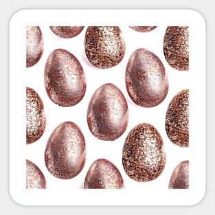 Easter in rose gold Sticker